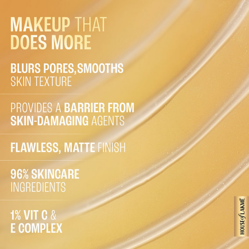 Lakme Vitamin C Superglow Skin Perfecting Primer with 1 % Vit C