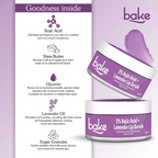 Bake 2% Kojic Acid Lavender Lip Scrub For Dark Lips & Pigmentation