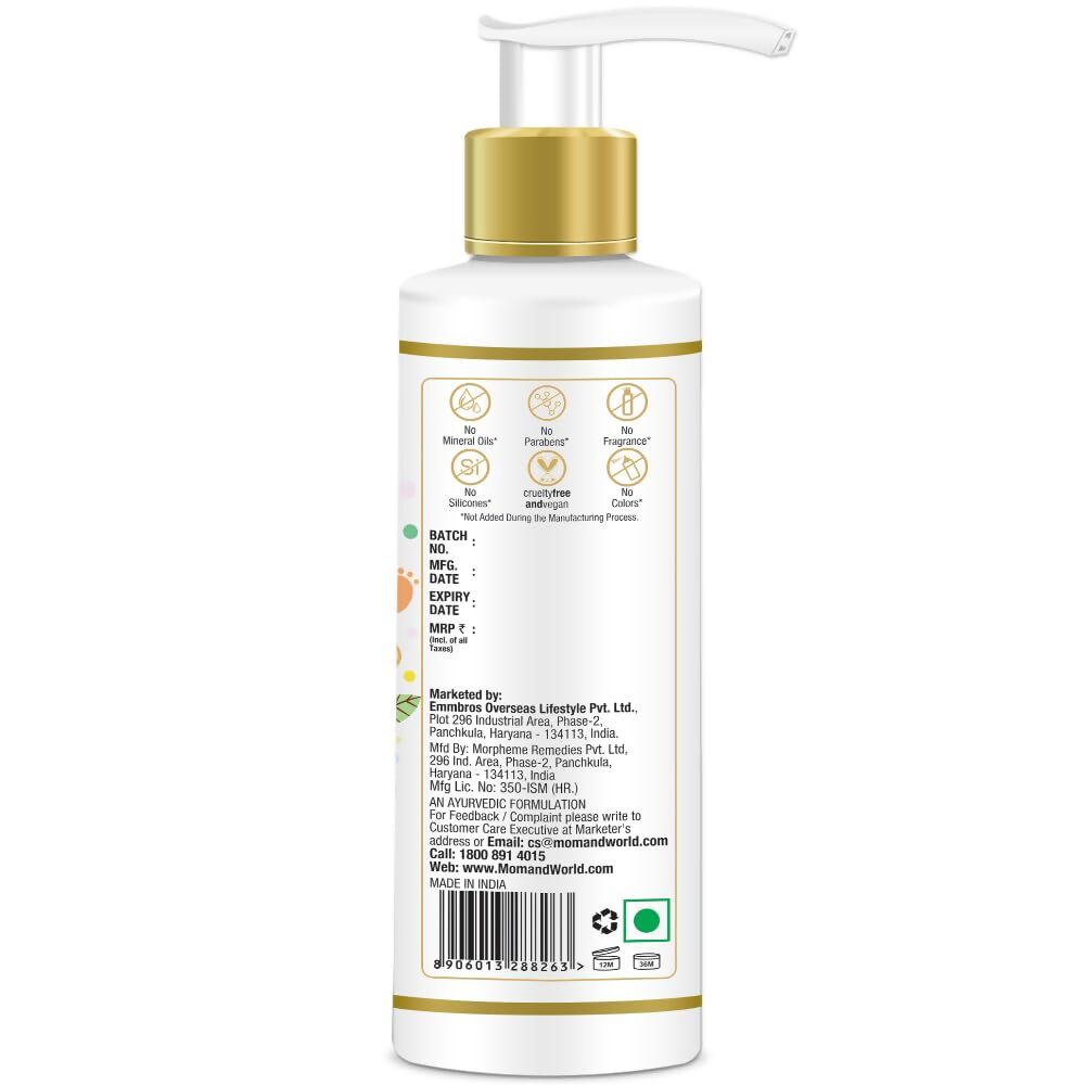 Mom & World Baby Hair Oil With Organic & Cold Pressed Natural Oil