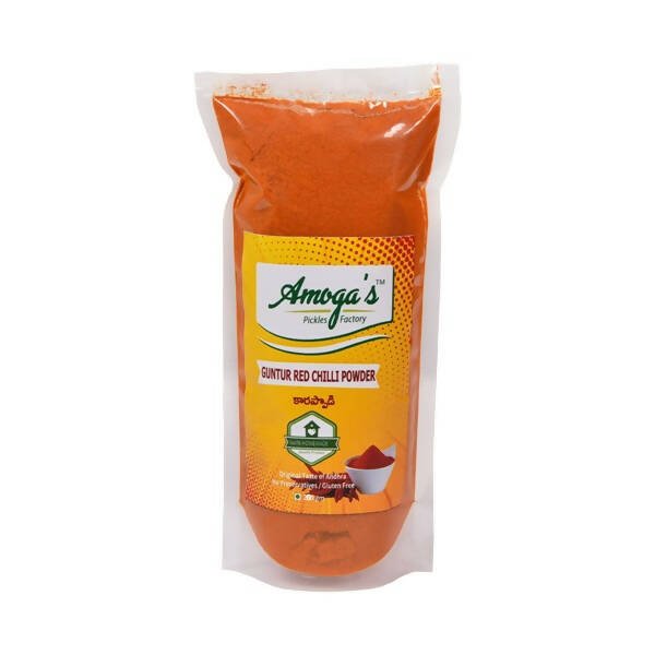 Amoga's Pickles Factory Guntur Red Chilli Powder Hover Image