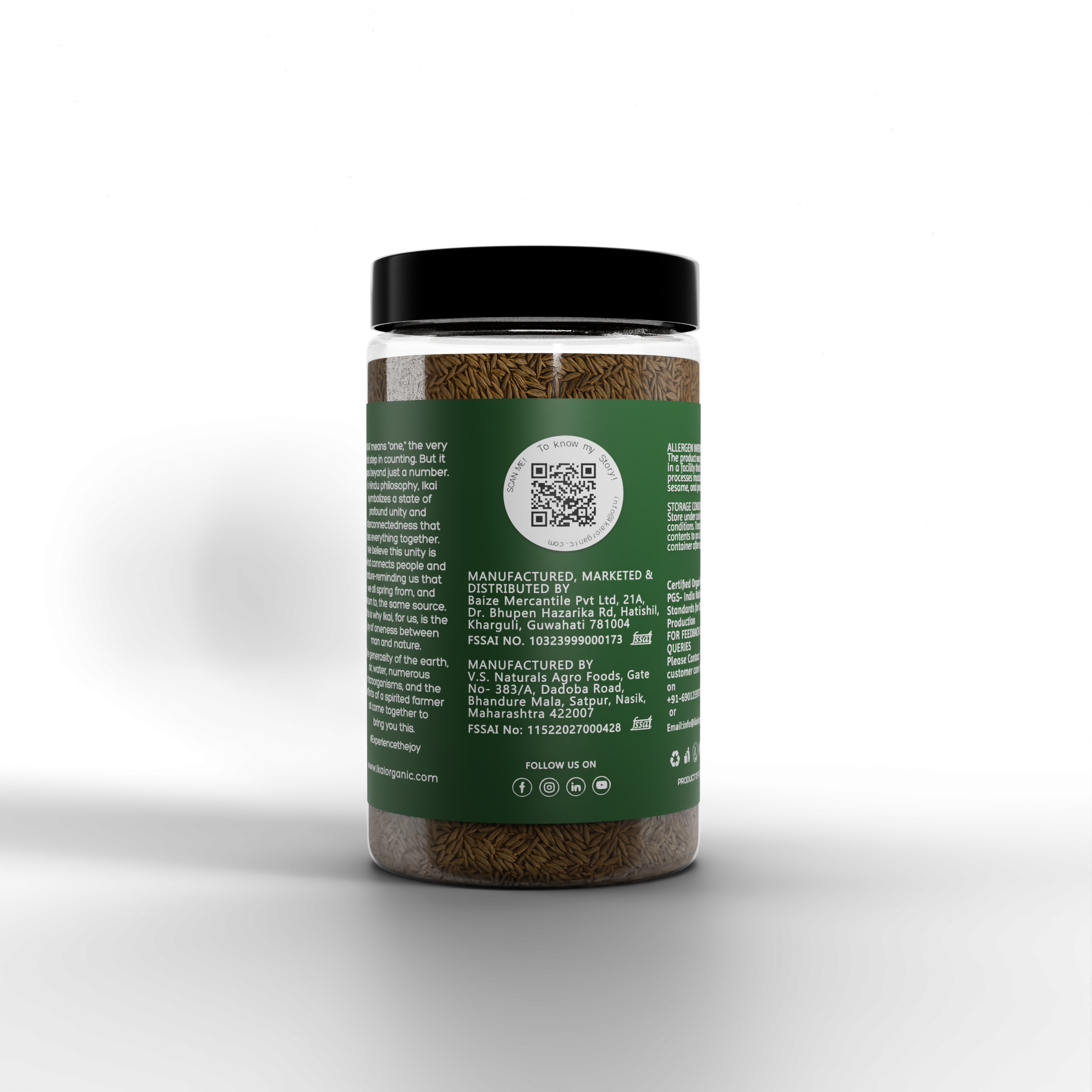 IKAI Organic Cumin Seeds