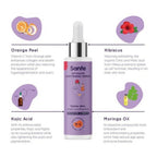 Sanfe Intimate Lightening Serum With Orange Peel + Brightening Intimate Scrub + Brightening Back And Bum Cream