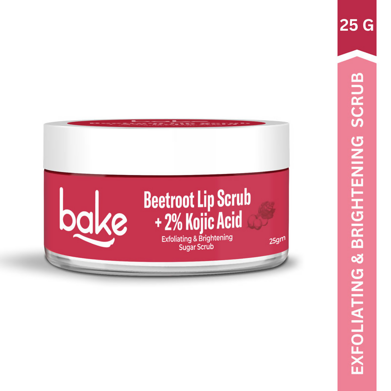 Bake 2% Kojic Acid Beetroot Lip Scrub For Dark Lips & Pigmentation