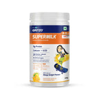 Gritzo SuperMilk Overall Growth (7-12y Girls), Zero Refined Sugar, 21 Vitamins & Minerals