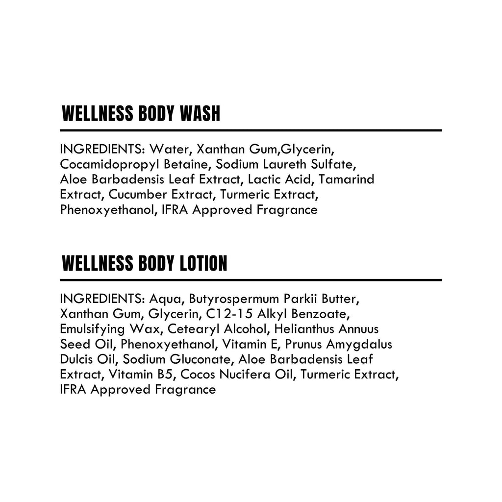 Detoxie Body Wash & Body Lotion Combo - Wellness