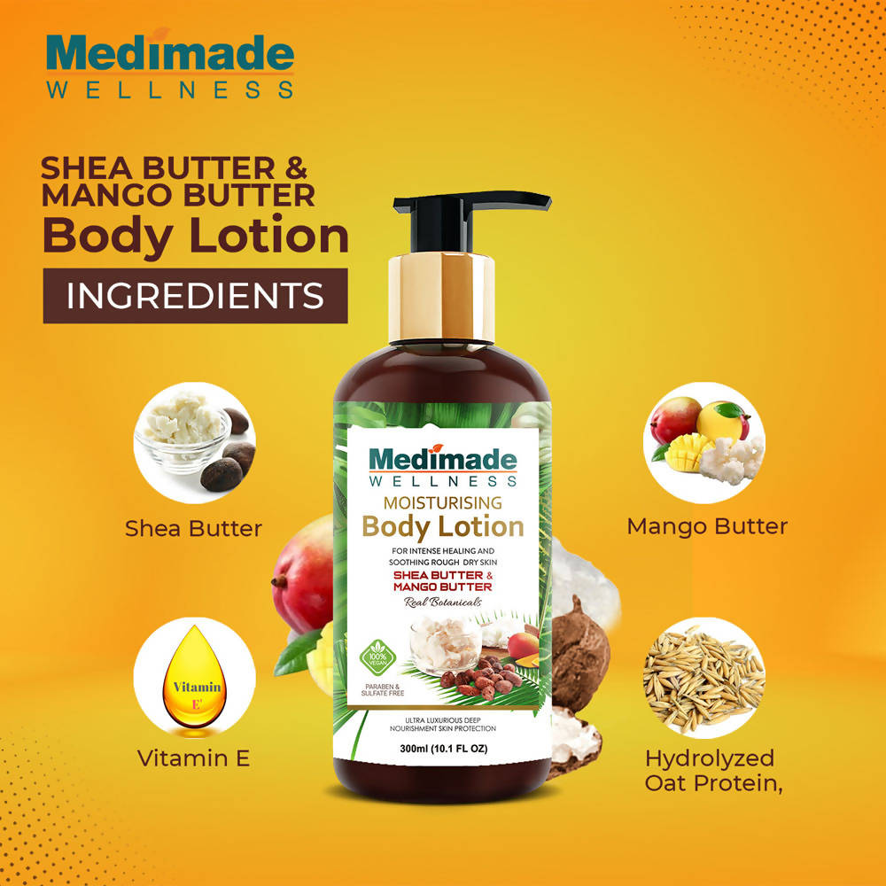 Medimade Wellness Moisturising Body Lotion With Shea Butter & Mango Butter