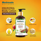 Medimade Wellness Moisturising Body Lotion With Shea Butter & Mango Butter