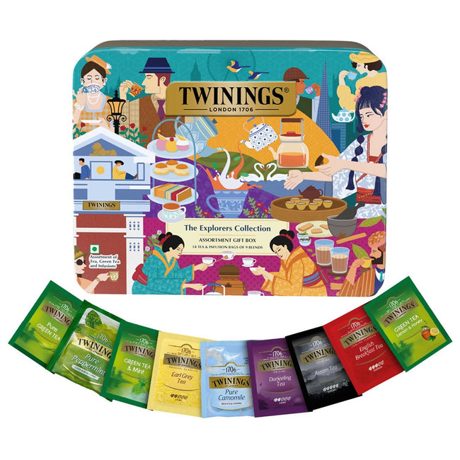 Twinings The Explorers Collection Assortment Tea Gift Set Hover Image