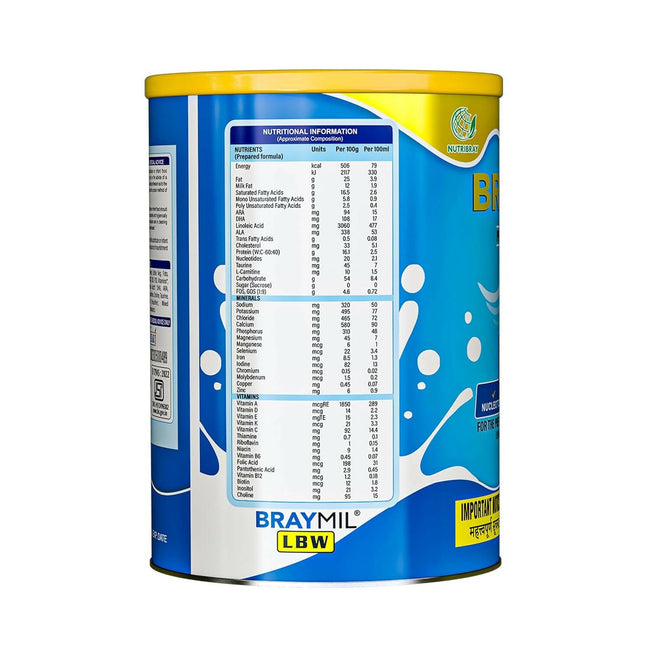 Braymil Pre-Term Formula LBW for the Preterm Baby Powder Main Image