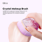 Gleva Foundation Makeup Brush Crystal Purple