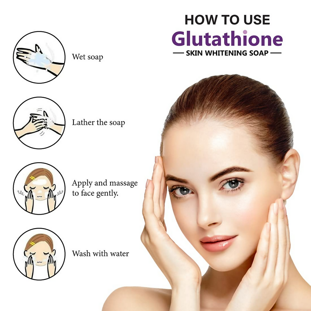 LA Organo Glutathione Lavender Skin Whitening Soap - Limited Time Offer