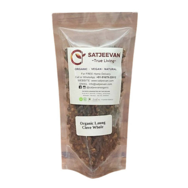 Satjeevan Organic Laung Clove Whole Hover Image