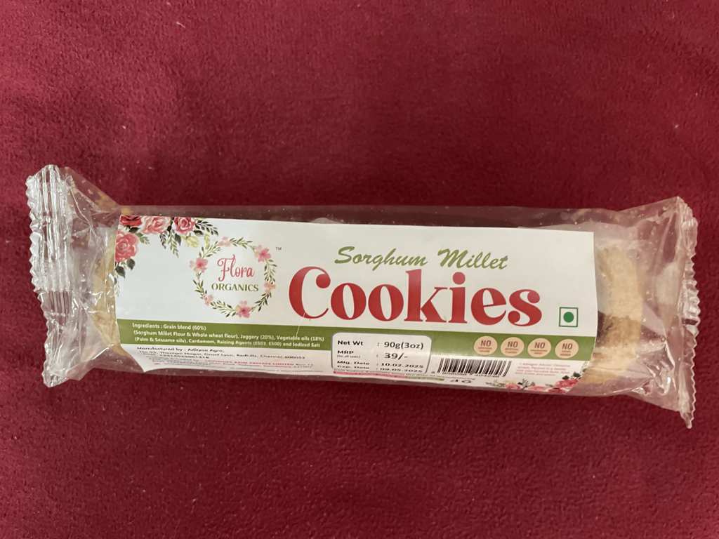 Flora Organics Sorghum Millet Cookies