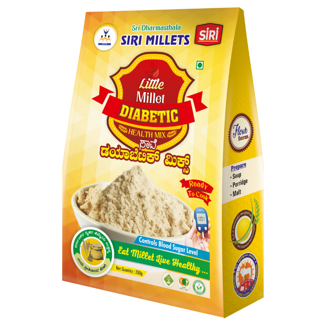 Siri Millets Little Millet Diabetic Health Mix - Nutrient-Rich Flour Main Image