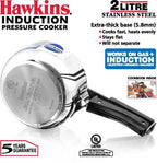 Hawkins Stainless Steel 2 L Induction Bottom Pressure Cooker (HSS20)