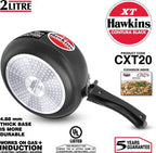 Hawkins Contura Black XT 2 L Induction Bottom Pressure Cooker (CXT20)