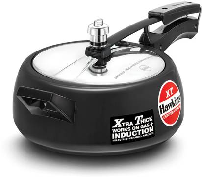 Hawkins Contura Black XT 3.5 L Induction Bottom Pressure Cooker (CXT35) Hover Image