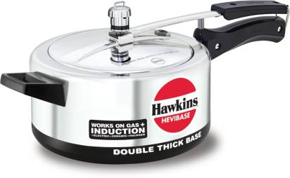 Hawkins Induction Hevibase 3.5 L Induction Bottom Pressure Cooker (Aluminium) Hover Image