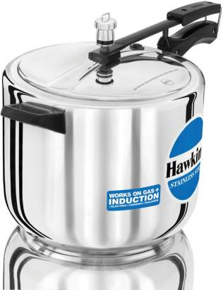 Hawkins Stainless Steel 10 L Induction Bottom Pressure Cooker Hover Image