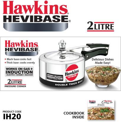 Hawkins Hevibase 2 L Induction Bottom Pressure Cooker (IH20) Main Image