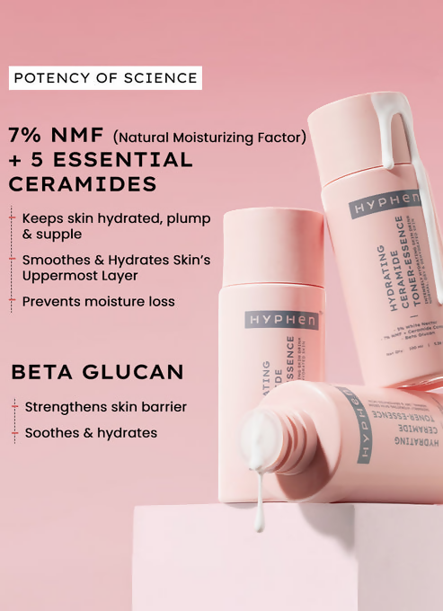 Hyphen By Kriti Sanon 7% Ceramides-Nmf Milky Toner Essence With 5% Glass Skin Blend Of Rice Water Snow Mushroom & Oatmeal Main Image