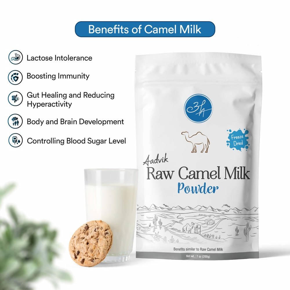 Aadvik Raw Camel Milk Powder (Freeze Dried) - Healthy & Natural, Manage Blood Sugar Levels