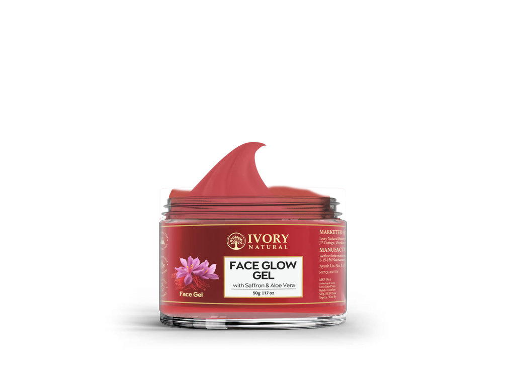 Ivory Natural Face Glow Gel For Instant Glow And Timeless Radiance, Achieve Glowing And Shiny Face