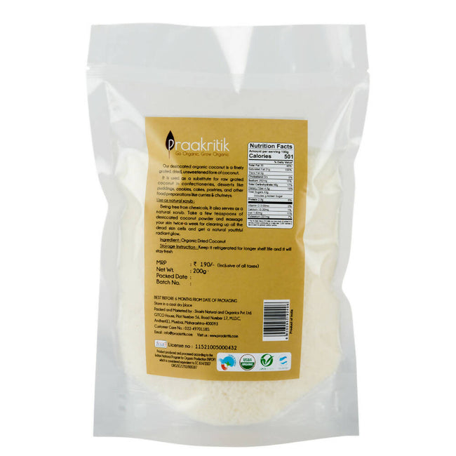 Praakritik Organic Dessicated Coconut Powder Main Image