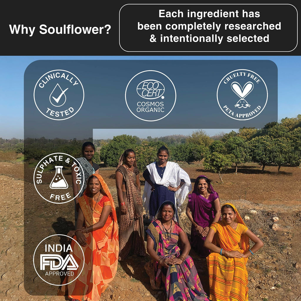 Soulflower Rosemary Water Spray with Mint For Hair growth, Hair fall control, Scalp health, Hair damage protection, Anti frizz