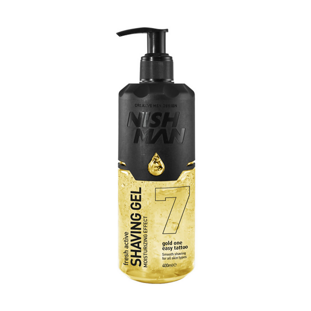 NishMan Fresh Active Shaving Gel Moisturizing Effect - Gold One