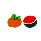 Nesta Toys Crochet Fruits & Vegetable Toys, Play Food for Kids (10 Pcs)
