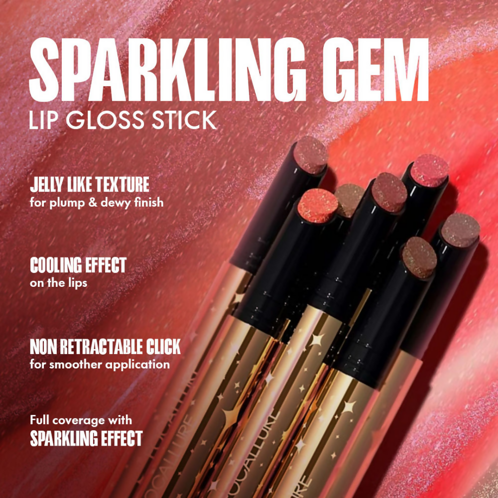 Focallure Sparkling Gem Lip Gloss Stick - Ardor