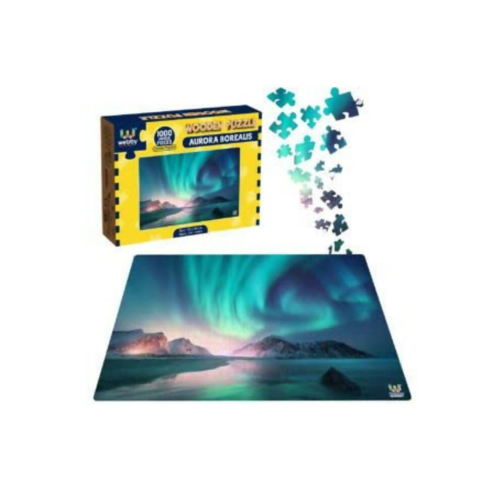 Webby Wooden Aurora Borealis Jigsaw Puzzle-1000 Pcs