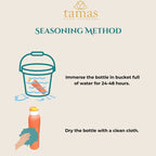 Tamas Handmade & Eco-Friendly Earthen Carry Water Bottle With Sipper Cap