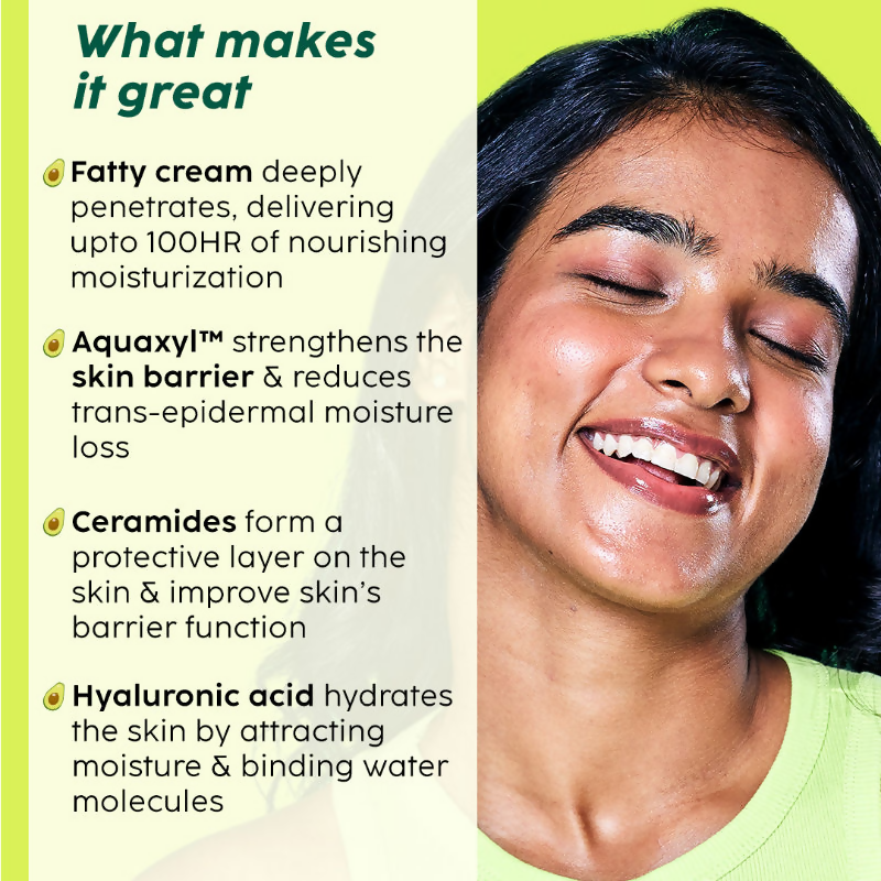 PLIX The Plant Fix Avocado 1% Ceramide Moisture Rush Barrier Repair Cream With SPF 20