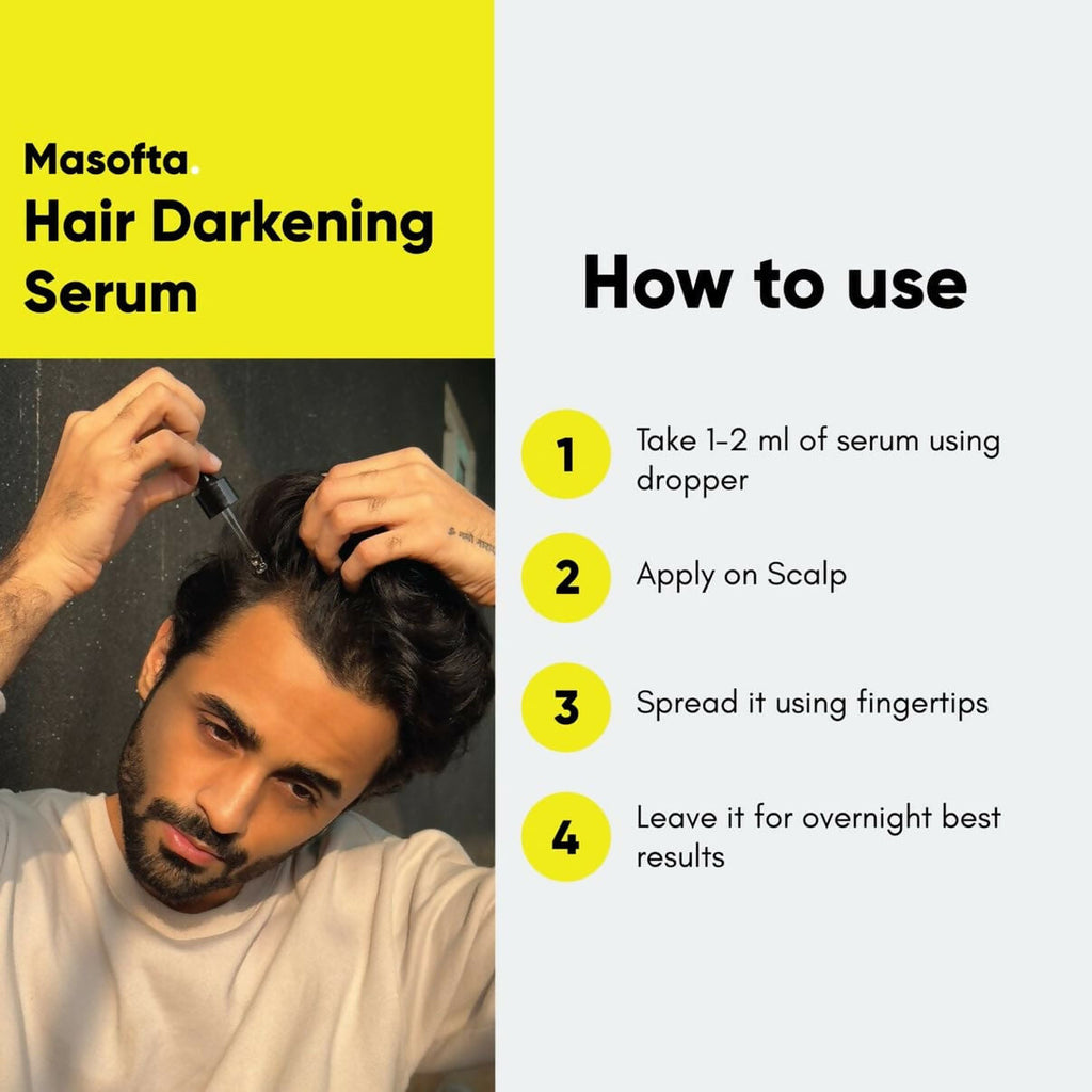 Masofta Anti Grey Hair Darkening Serum
