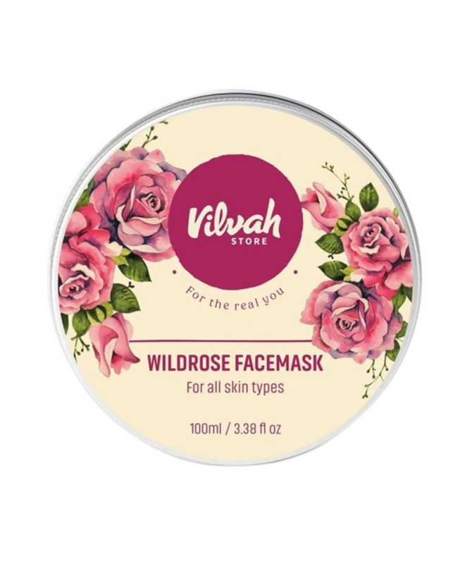 Vilvah Store Wild Rose Face Mask Hover Image
