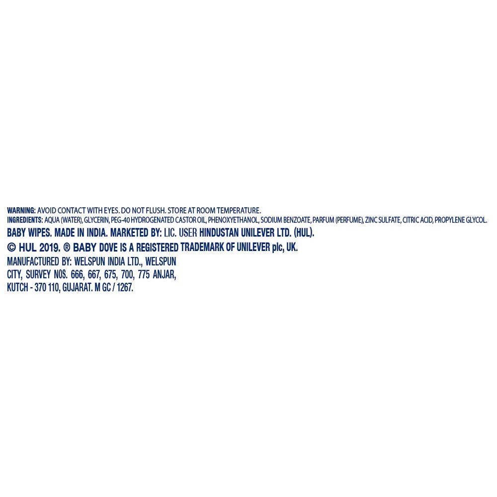 Baby Dove Rich Moisture Baby Wipes