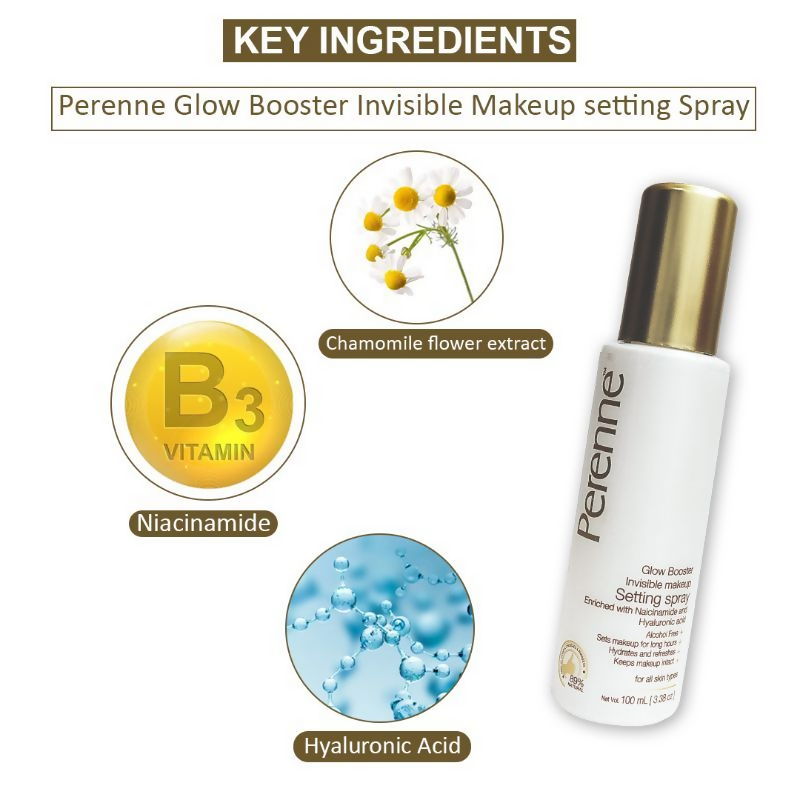 Perenne Glow Booster Invisible Makeup Setting Spray