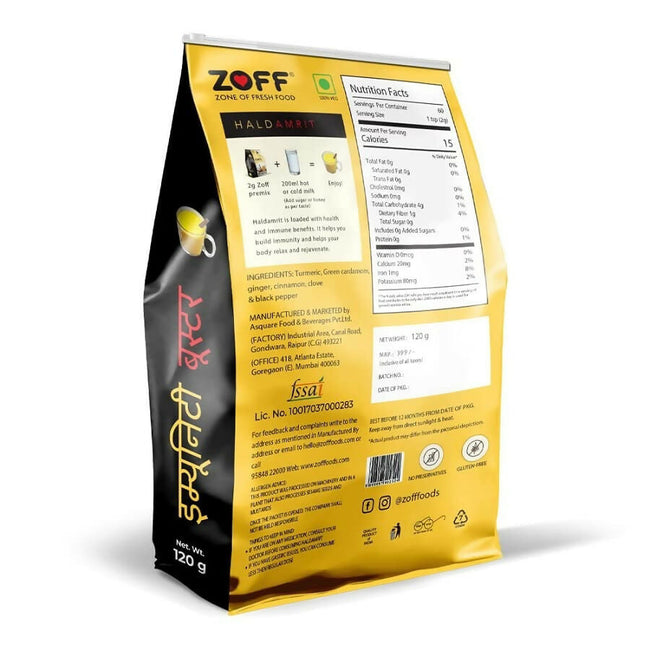 Zoff Haldamrit Immunity Booster - A Turmeric drink Main Image