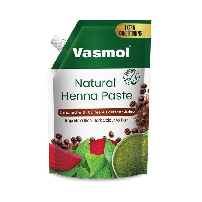Vasmol Natural Henna Paste Ready To Use Hover Image