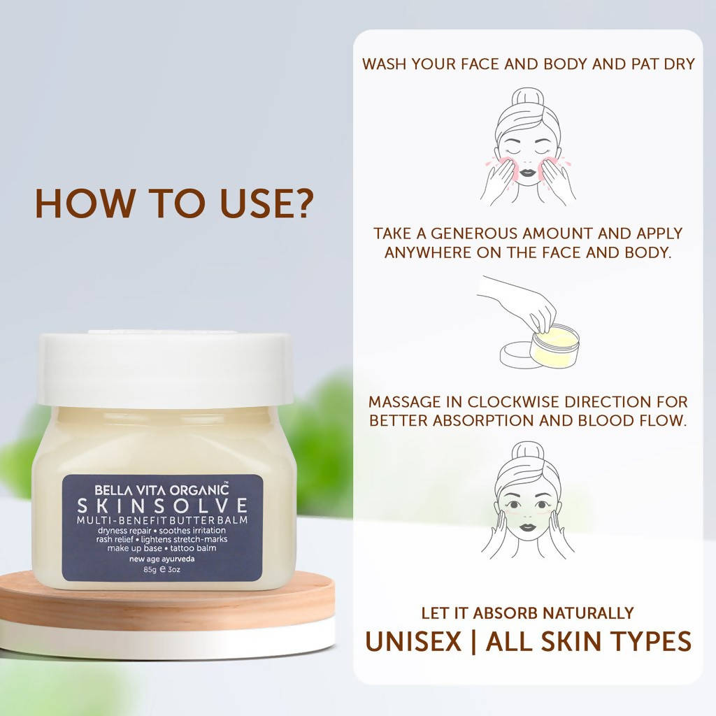 Bella Vita Organic Skin Solve Multi Benefit Butter Balm