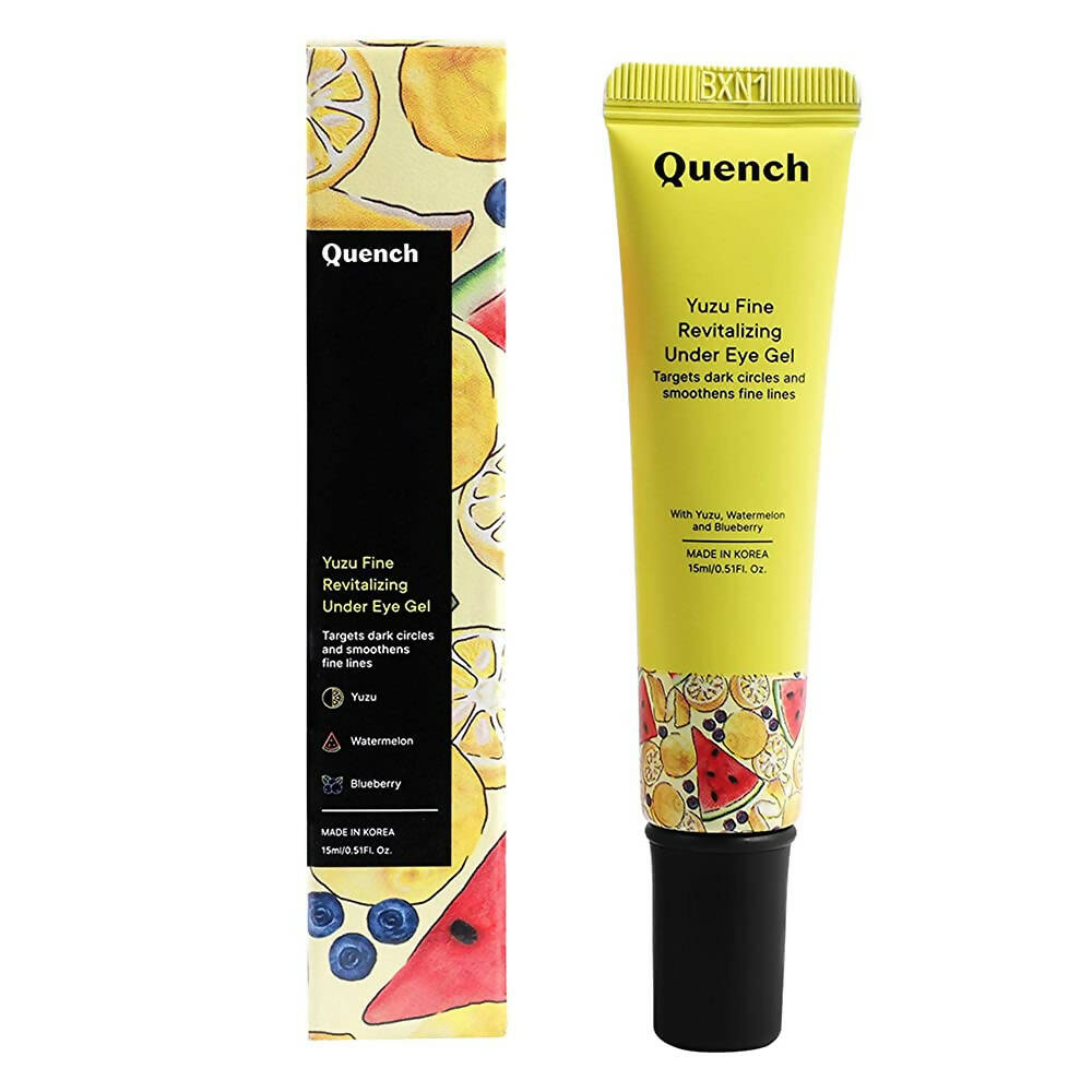 Quench Botanics Yuzu Fine Revitalizing Under Eye Gel - Korean Skincare