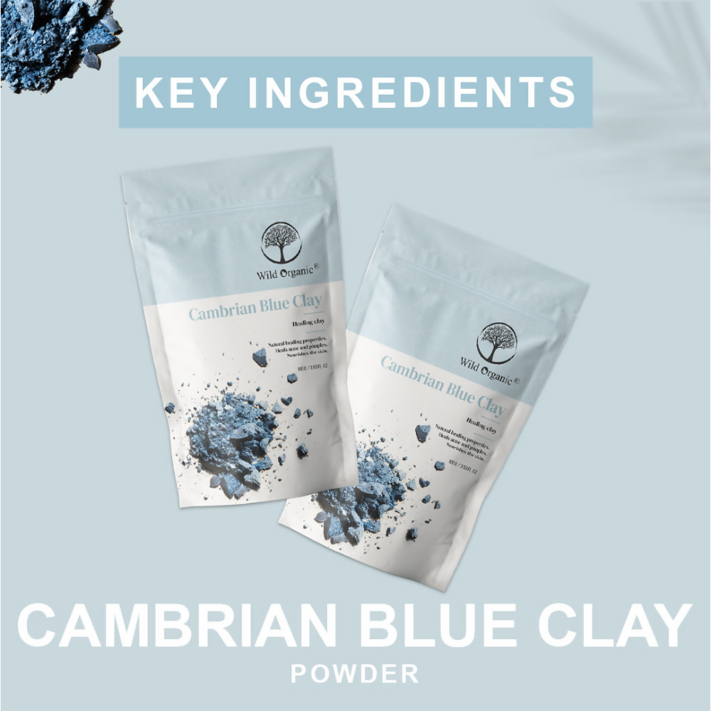Wild Organic Cambrian Blue Healing Clay Powder