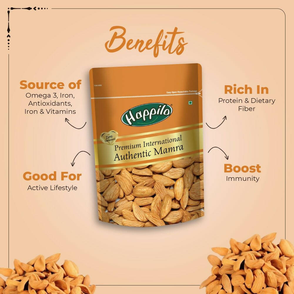 Happilo 100% Premium Authentic Mamra Almonds