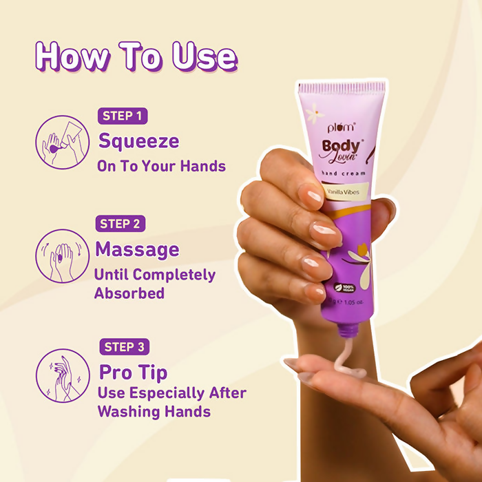 Plum Bodylovin' Vanilla Vibes Hand Cream