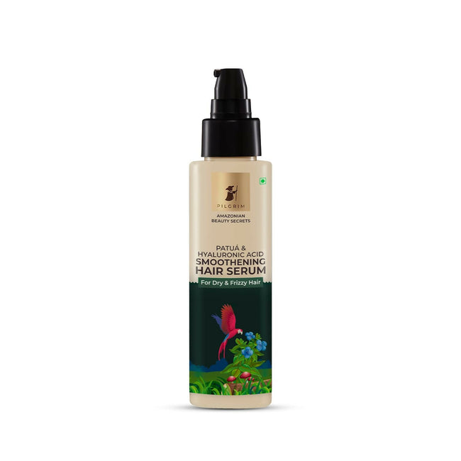 Pilgrim Amazonian Patuá & Hyaluronic Acid Smoothening Hair Serum For Dry & Frizzy Hair, For Hair Smoothening Hover Image