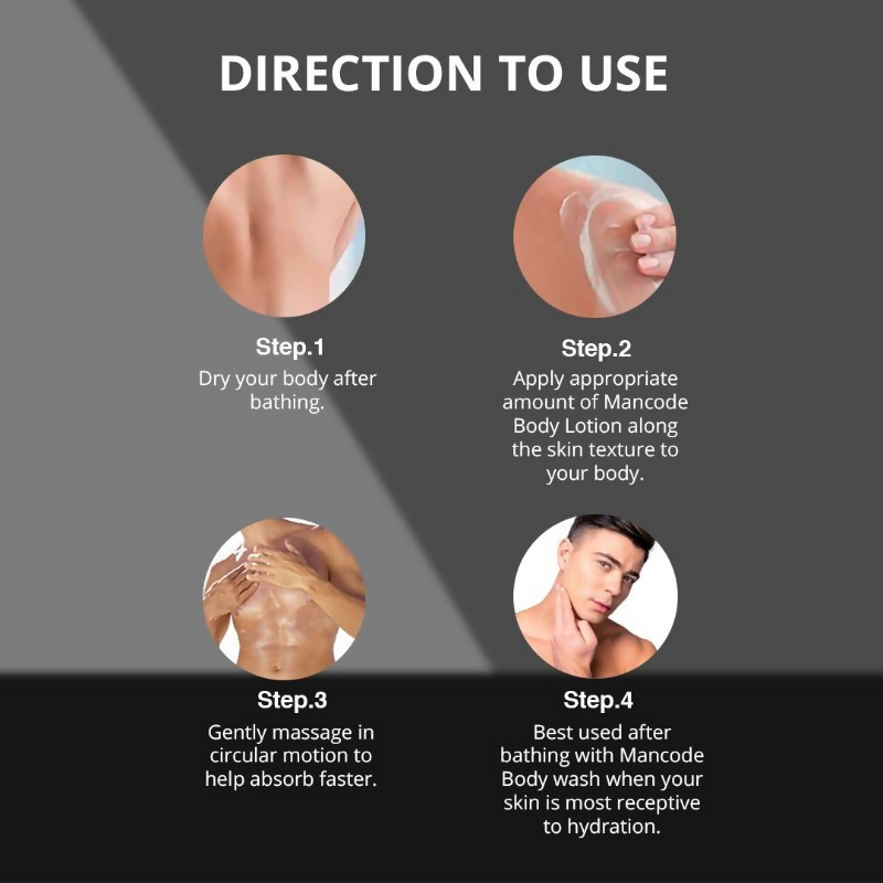 Mancode Perfumed Body Lotion With Squalane