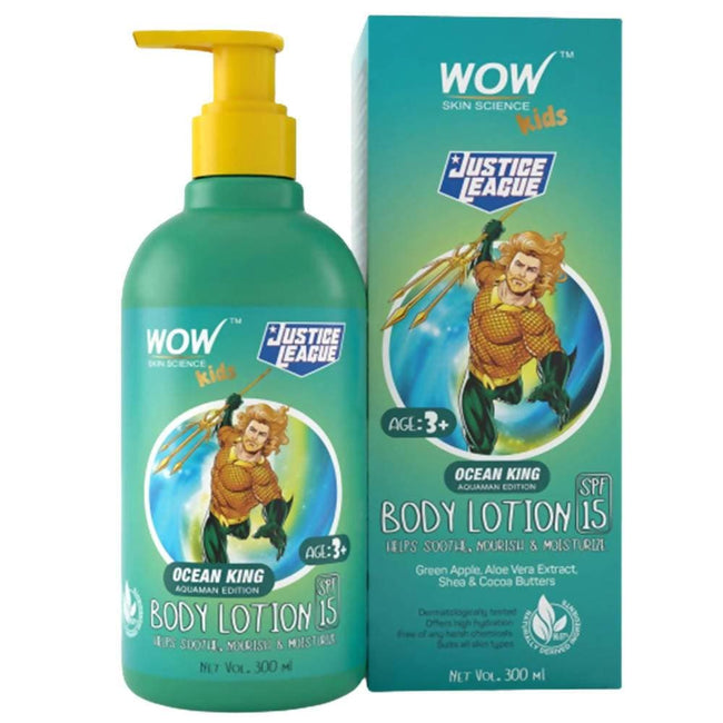 Wow Skin Science Kids Body Lotion - Ocean King Aquaman Edition Hover Image