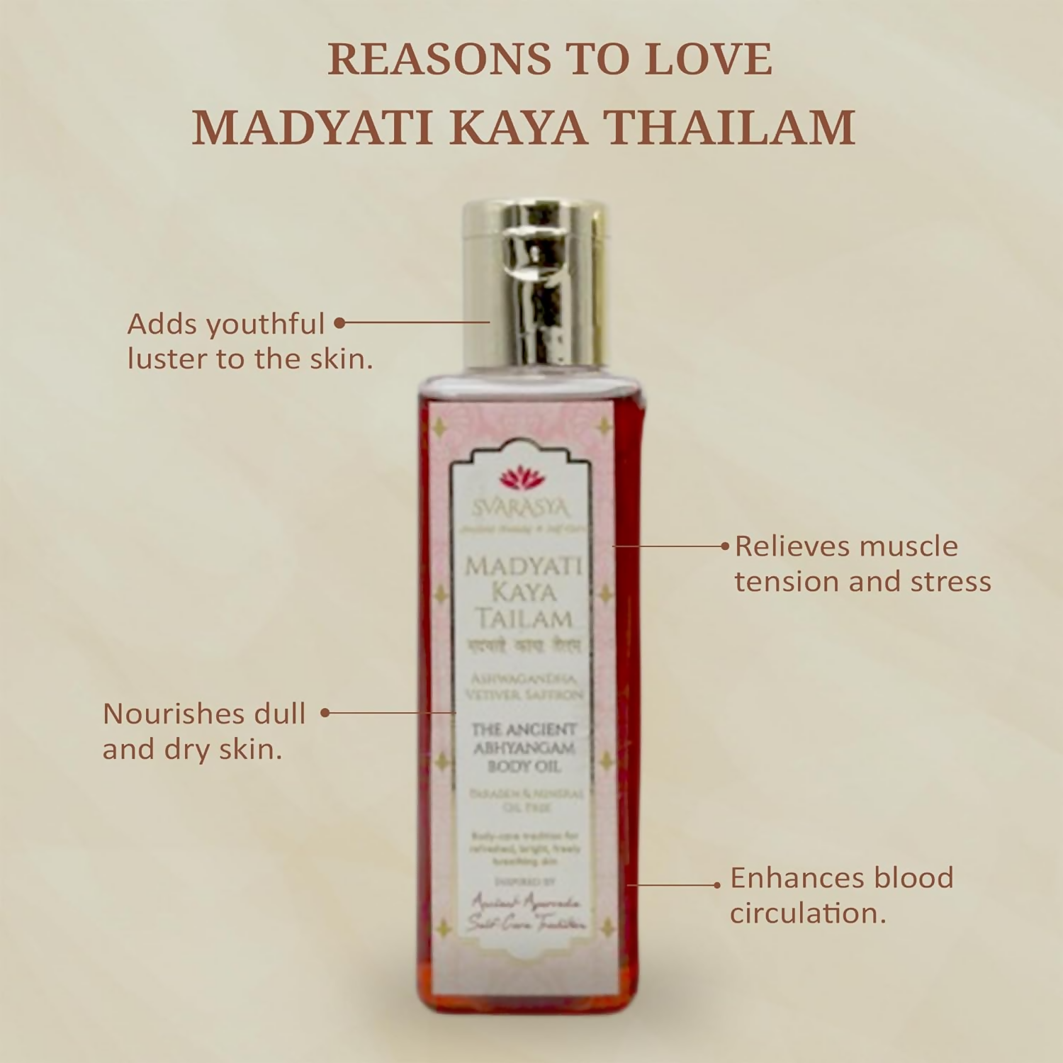 Svarasya Madyati Kaya Tailam (Body Oil)